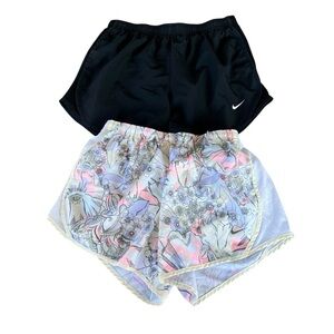 Nike Dri Fit Athletic Shorts Youth Large Lined GUC